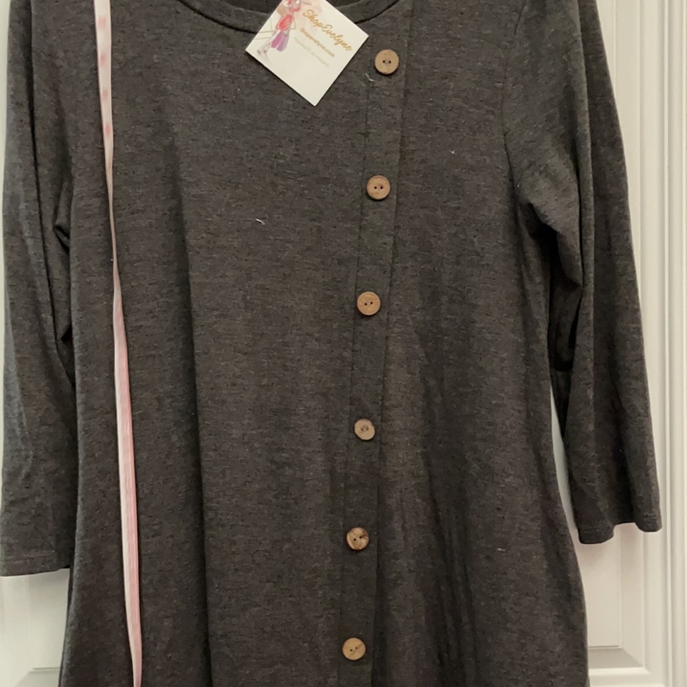 Shop Basic Top, small, gray - Picture 3 of 9